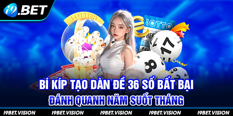 Bí Kíp Tạo Dàn Đề 36 Số Bất Bại Đánh Quanh Năm Suốt Tháng