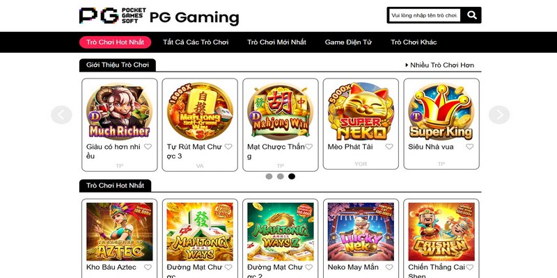 Pocket Game Soft là thương hiệu trò chơi điện tử đổi thưởng nổi tiếng